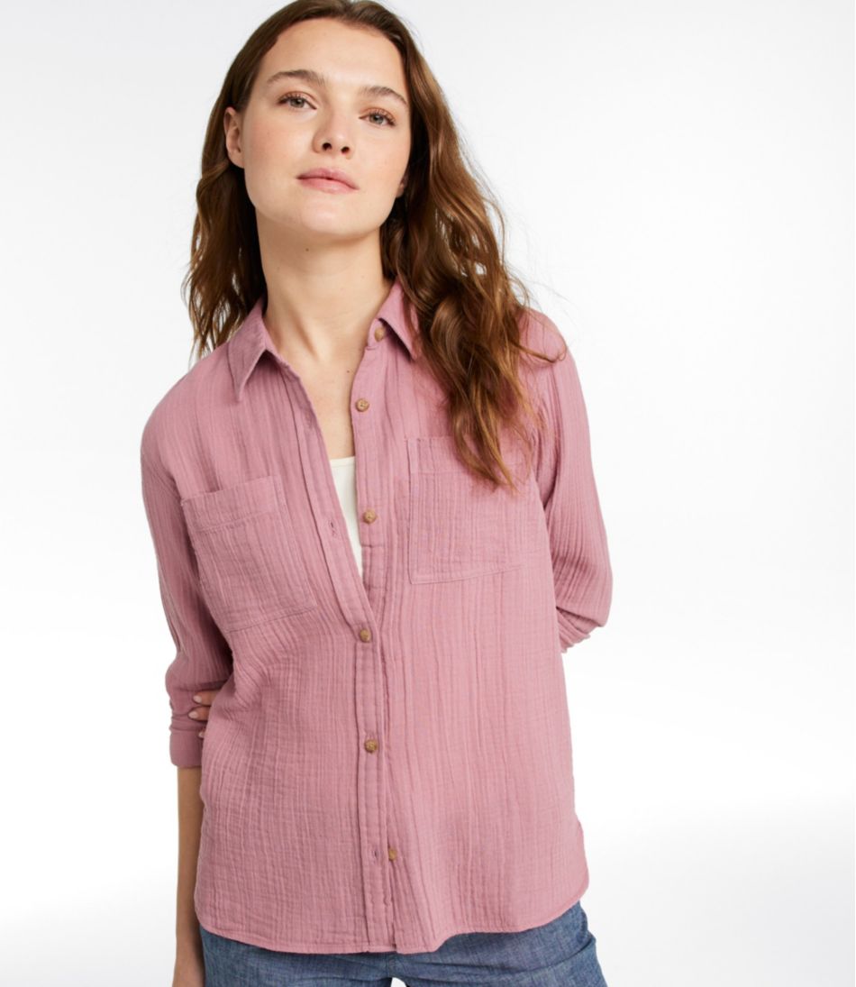 Women's Cloud Gauze Shirt, Long-Sleeve L.L.Bean Featured