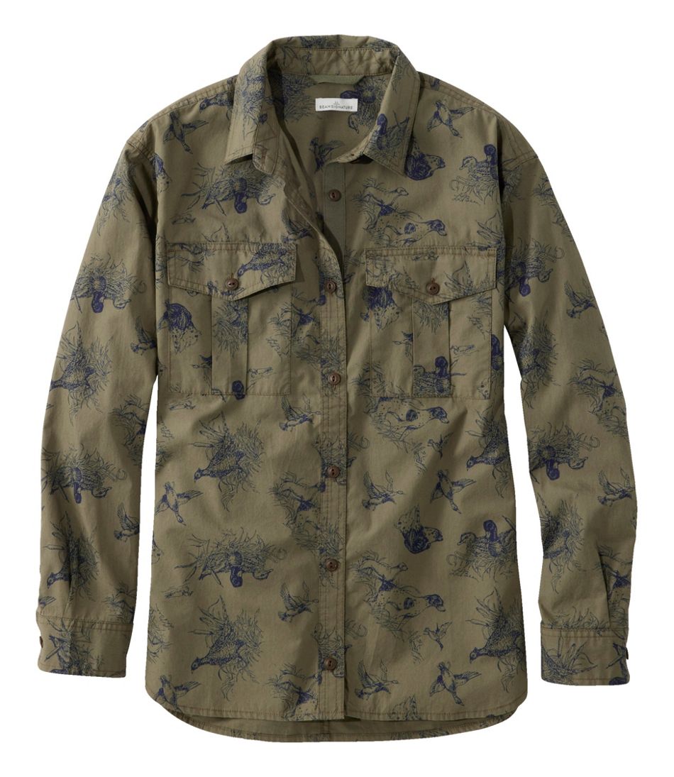 Women's Signature Soft Poplin Shirt, Novelty L.L.Bean Top Pick