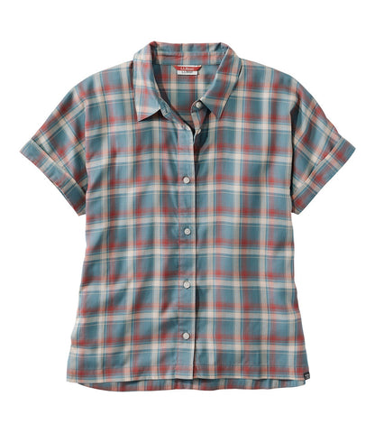 Storm Teal Plaid,X-Small