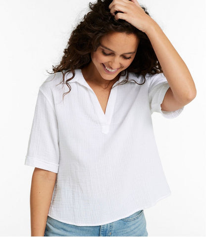 Women's Cloud Gauze Shirt, Polo L.L.Bean Essential