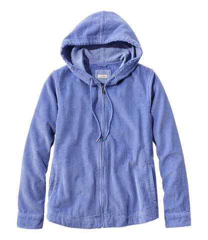 Women's Comfort Corduroy Relaxed Shirt, Zip Hoodie L.L.Bean Premium