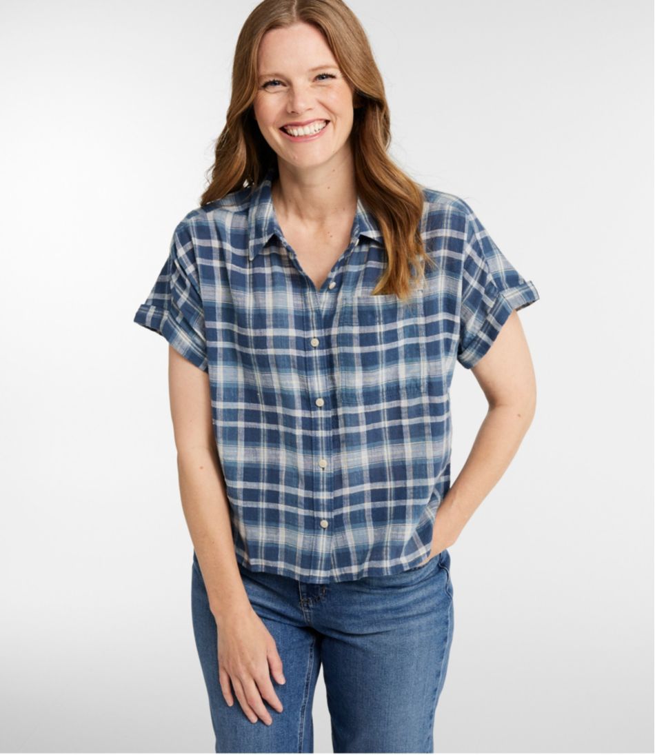 Women's L.L.Bean Day Breeze Shirt, Short-Sleeve Button-Front L.L.Bean Best Seller