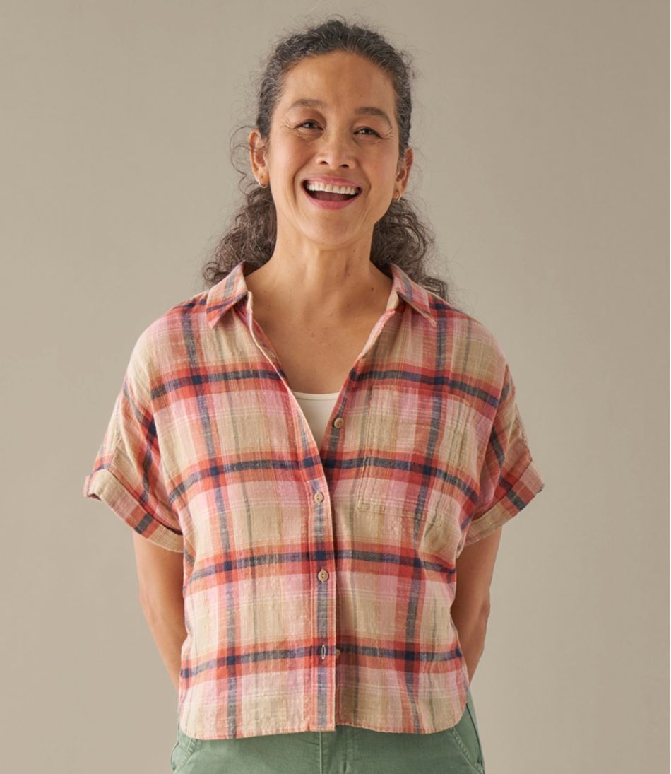 Women's L.L.Bean Day Breeze Shirt, Short-Sleeve Button-Front L.L.Bean Best Seller