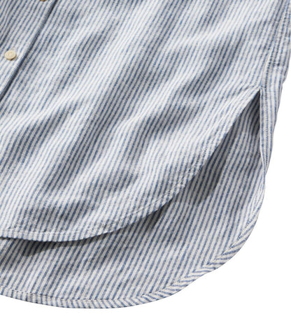 Women's Signature Linen-Blend Button-Front Shirt, Sleeveless L.L.Bean Recommended