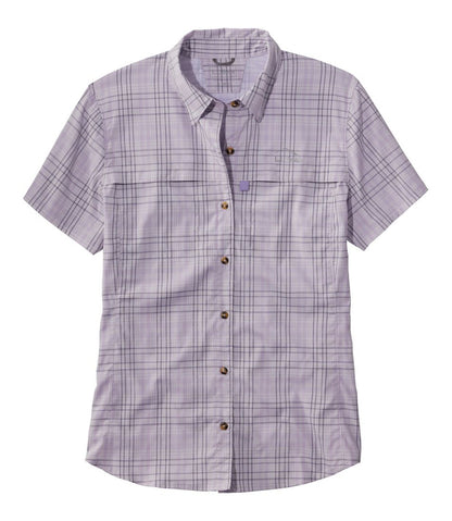Women's Tropicwear Shirt, Plaid Short-Sleeve L.L.Bean Value