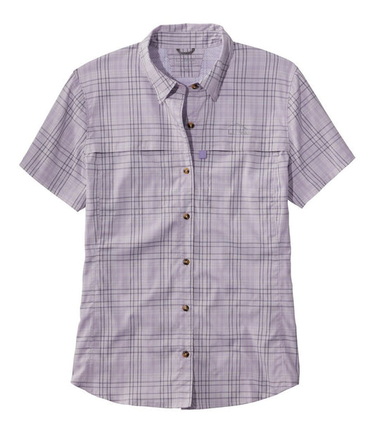 Women's Tropicwear Shirt, Plaid Short-Sleeve L.L.Bean Value