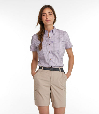 Women's Tropicwear Shirt, Plaid Short-Sleeve L.L.Bean Value