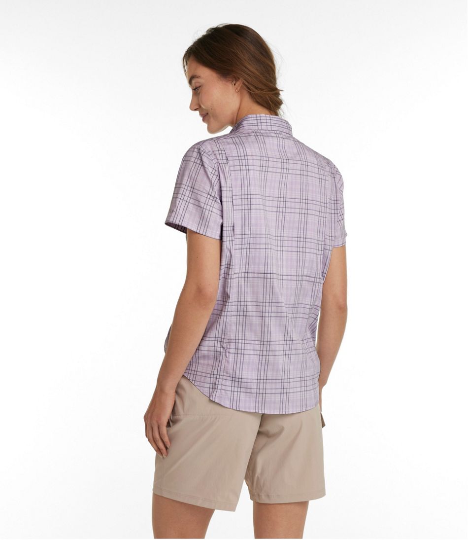 Women's Tropicwear Shirt, Plaid Short-Sleeve L.L.Bean Value