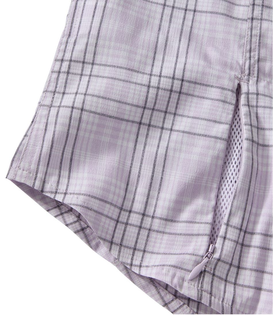 Women's Tropicwear Shirt, Plaid Short-Sleeve L.L.Bean Value