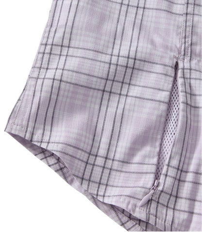 Women's Tropicwear Shirt, Plaid Short-Sleeve L.L.Bean Value
