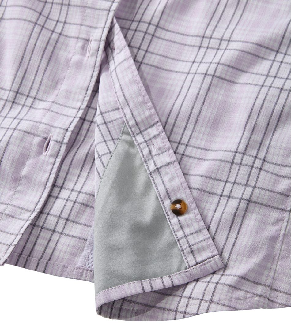 Women's Tropicwear Shirt, Plaid Short-Sleeve L.L.Bean Value