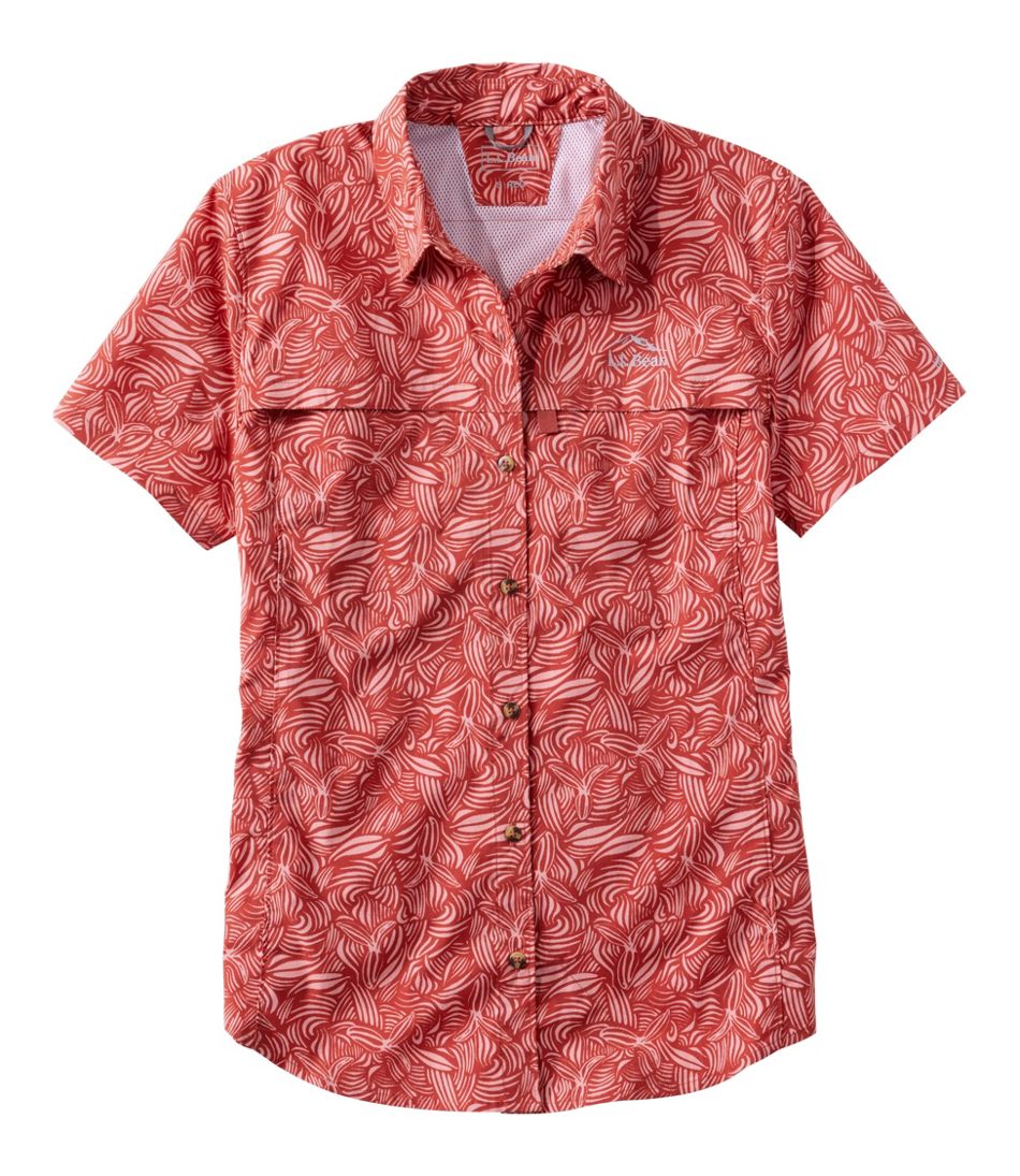 Women's Tropicwear Shirt, Short-Sleeve Print L.L.Bean Featured