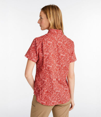 Women's Tropicwear Shirt, Short-Sleeve Print L.L.Bean Featured