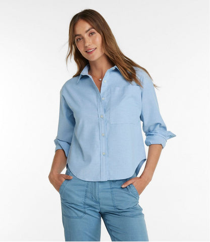 Women's Signature Boyfriend Oxford Shirt L.L.Bean Best Seller