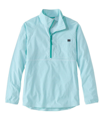 Women's Everyday SunSmart® Woven Shirt, Quarter-Zip Pullover Colorblock L.L.Bean Top Pick