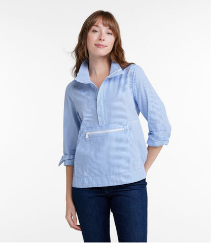Women's Vacationland Seersucker Anorak L.L.Bean Recommended