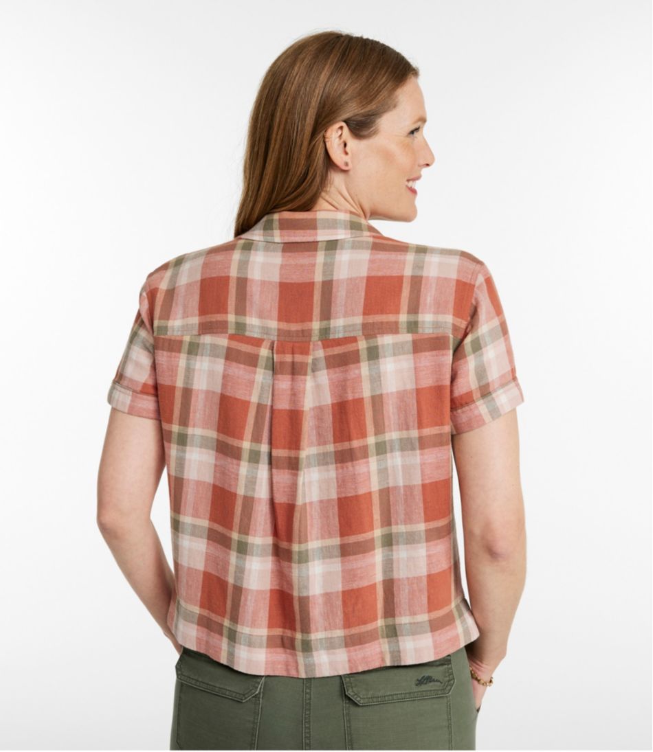 Women's Signature Hemp/Cotton Camp Shirt, Short-Sleeve L.L.Bean Premium