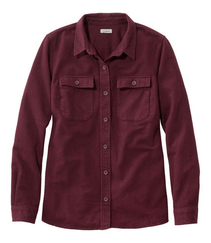 Women's Heritage Chamois Shirt L.L.Bean Featured