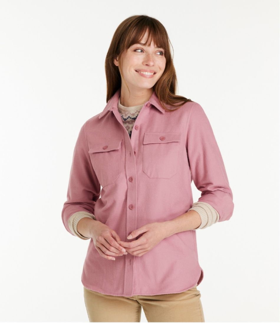Women's Heritage Chamois Shirt L.L.Bean Featured