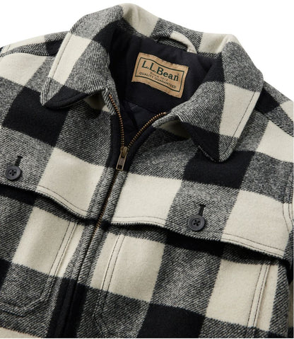 Women's Maine Guide Zip Front Jac-Shirt with Primaloft, Plaid L.L.Bean Popular