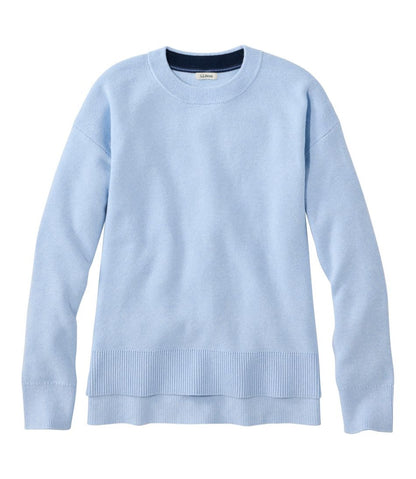Women's Wicked Soft Cotton/Cashmere Crewneck Sweater L.L.Bean Classic
