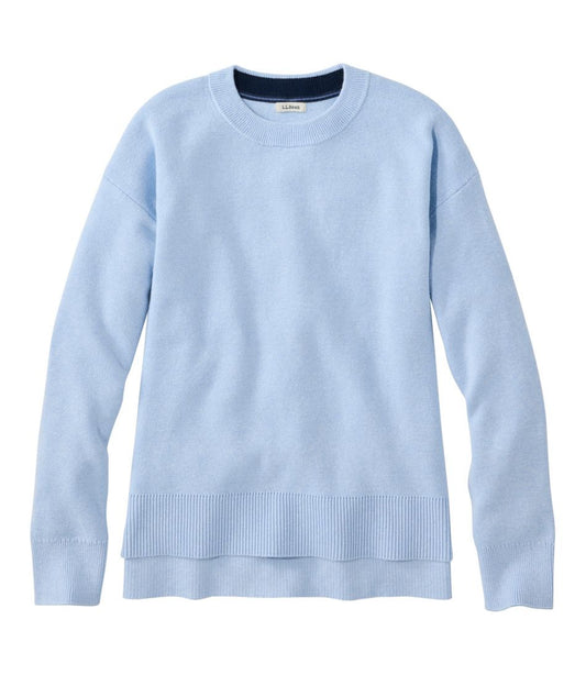 Women's Wicked Soft Cotton/Cashmere Crewneck Sweater L.L.Bean Classic