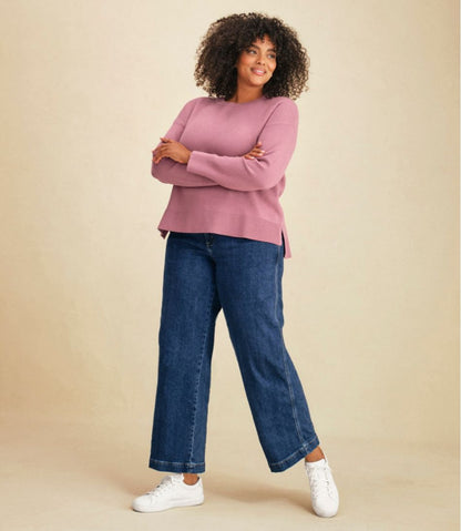 Women's Wicked Soft Cotton/Cashmere Crewneck Sweater L.L.Bean Classic