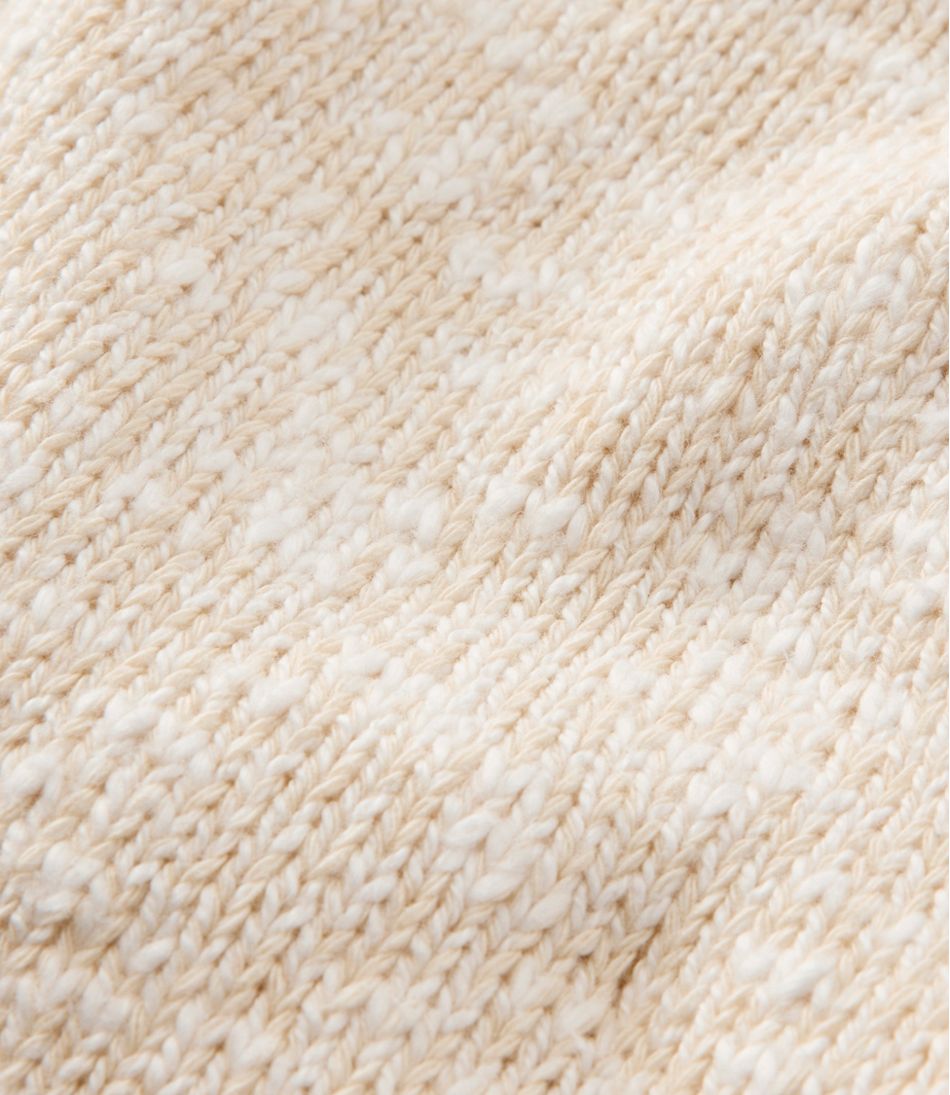 Women's Cotton Ragg Sweater, Funnelneck Pullover Fair Isle L.L.Bean Essential