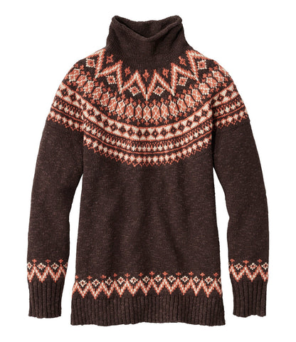 Deepest Brown Fair Isle,X-Small