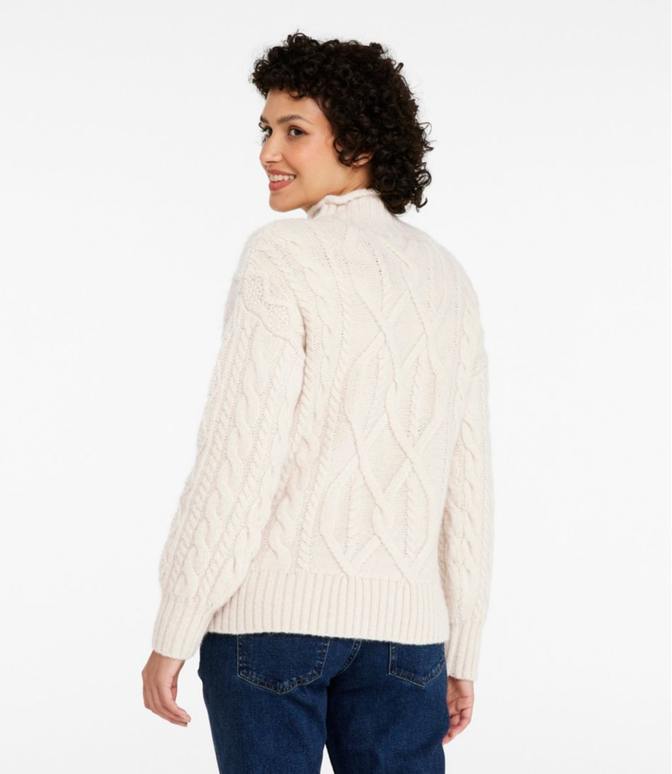 Women's 1912 Heritage Wool Blend Mockneck Sweater L.L.Bean Everyday
