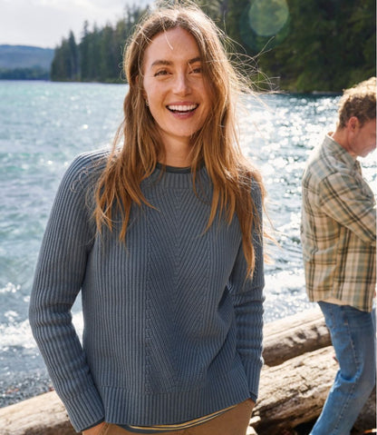 Women's Mariner Shaker Sweater, Crewneck L.L.Bean Value