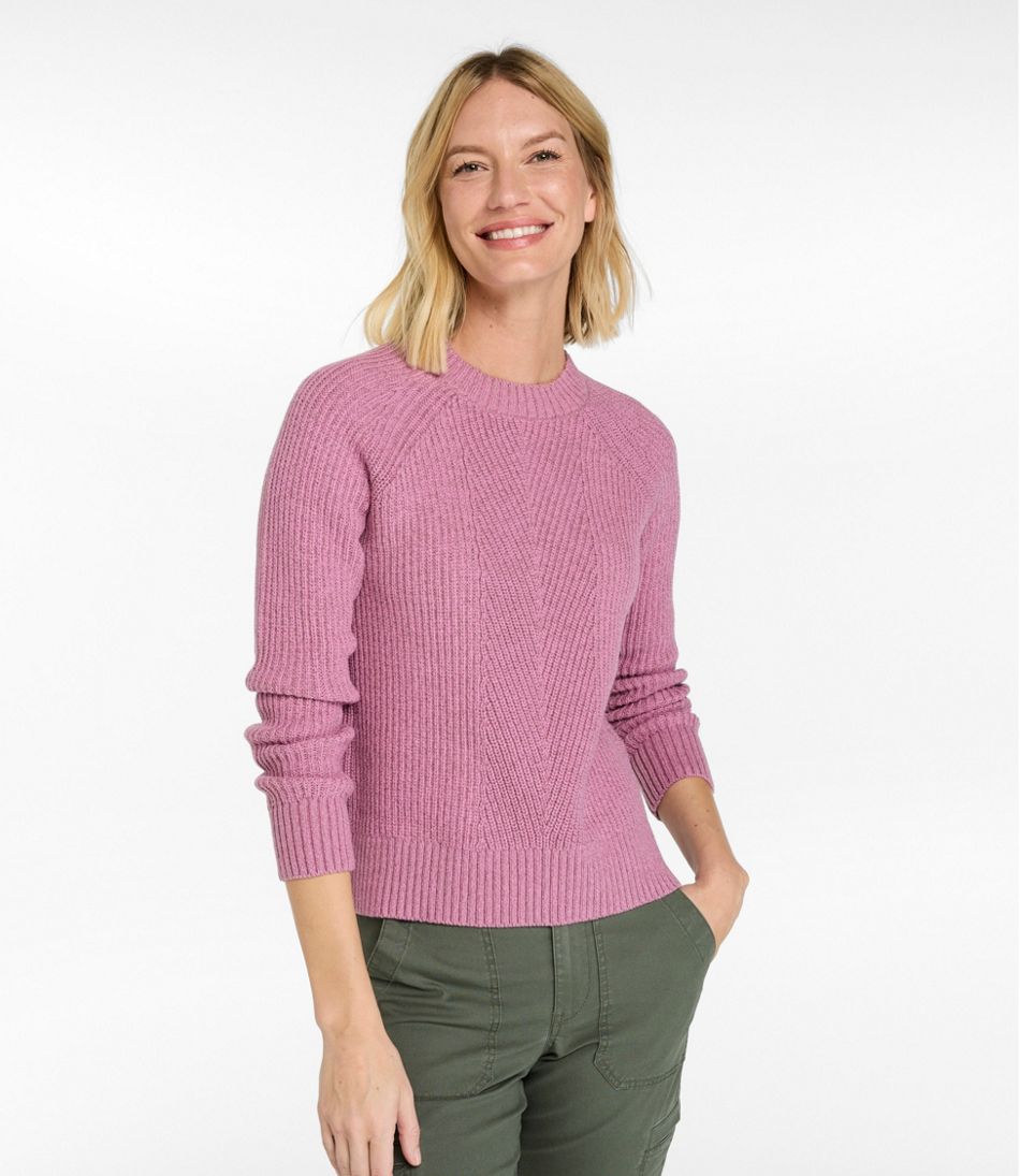 Women's Mariner Shaker Sweater, Crewneck L.L.Bean Value