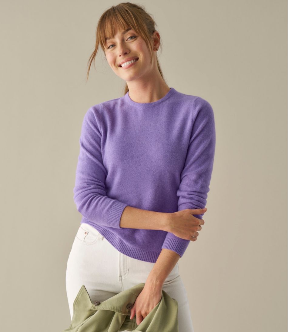 Women's Classic Cashmere, Crewneck L.L.Bean Featured