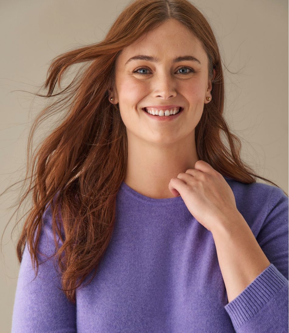 Women's Classic Cashmere, Crewneck L.L.Bean Featured