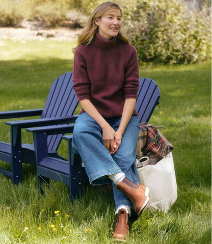 Women's SuperSoft Waffle Sweater, Turtleneck L.L.Bean Trending