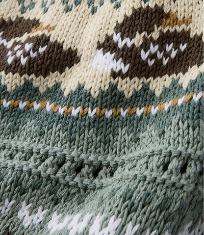 Women's Signature Cotton Fisherman Sweater, Short Cardigan Fair Isle L.L.Bean Best Seller