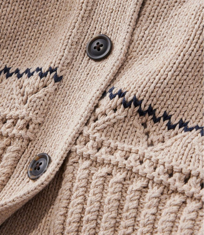 Women's Signature Cotton Fisherman Sweater, Short Cardigan Fair Isle L.L.Bean Best Seller