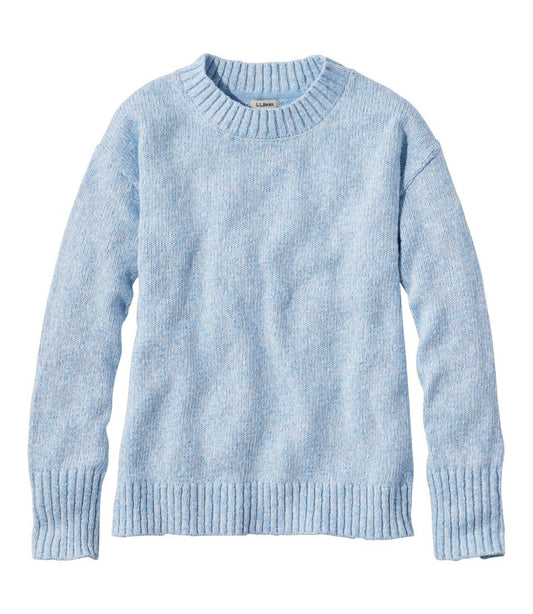 Women's Cotton Ragg Sweater, Crewneck L.L.Bean Top Pick