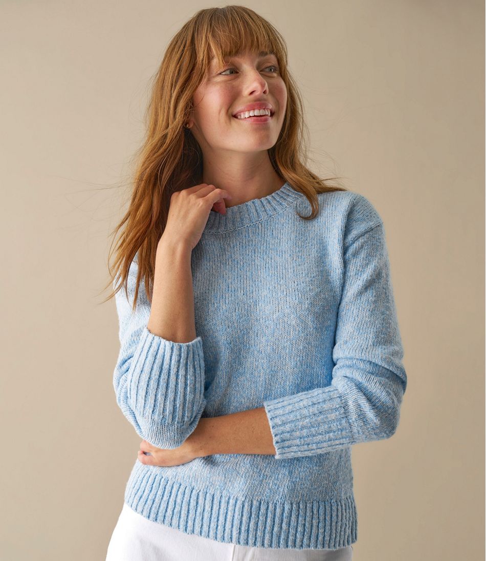 Women's Cotton Ragg Sweater, Crewneck L.L.Bean Top Pick