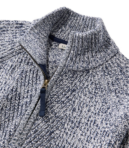 Women's Mariner Shaker Sweater, Quarter-Zip L.L.Bean Essential