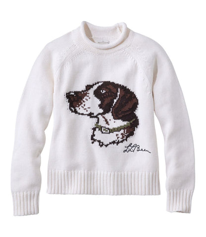 Women's Signature Original Cotton Sweater, Rollneck Novelty L.L.Bean Value