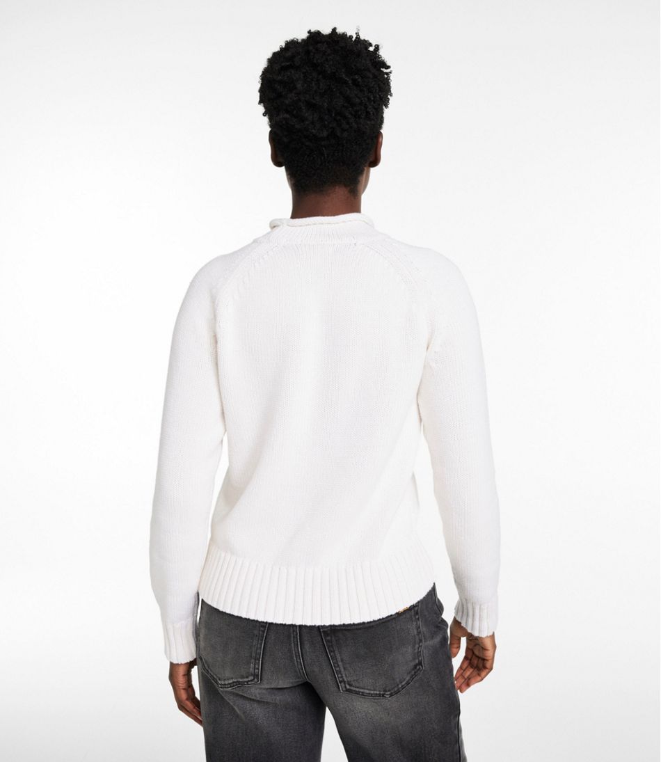 Women's Signature Original Cotton Sweater, Rollneck Novelty L.L.Bean Value