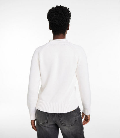 Women's Signature Original Cotton Sweater, Rollneck Novelty L.L.Bean Value