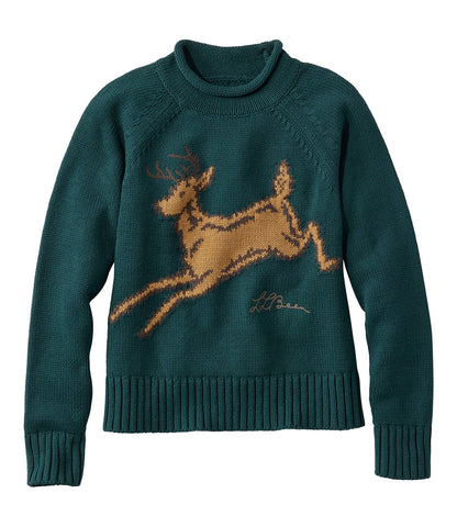 Deepest Green Deer,X-Small