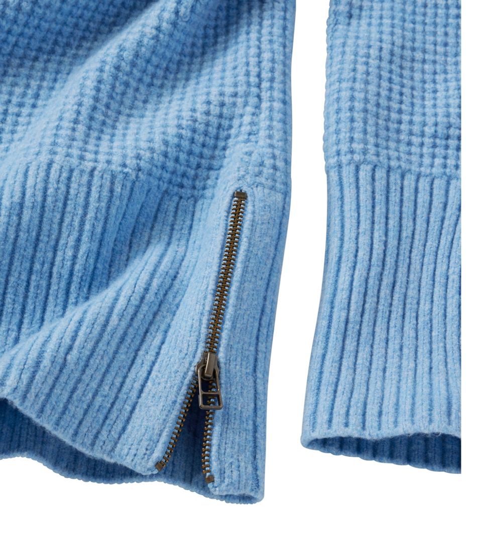 Women's SuperSoft Waffle Sweater, Crewneck L.L.Bean Premium