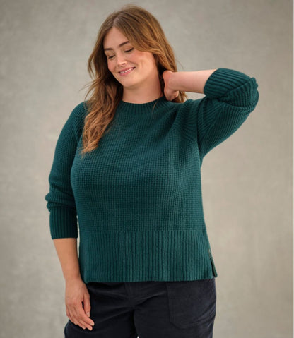 Women's SuperSoft Waffle Sweater, Crewneck L.L.Bean Premium