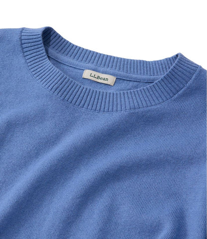 Women's Cotton/Cashmere Sweater, Crewneck L.L.Bean New