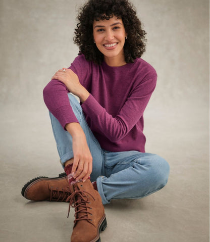 Women's Cotton/Cashmere Sweater, Crewneck L.L.Bean New