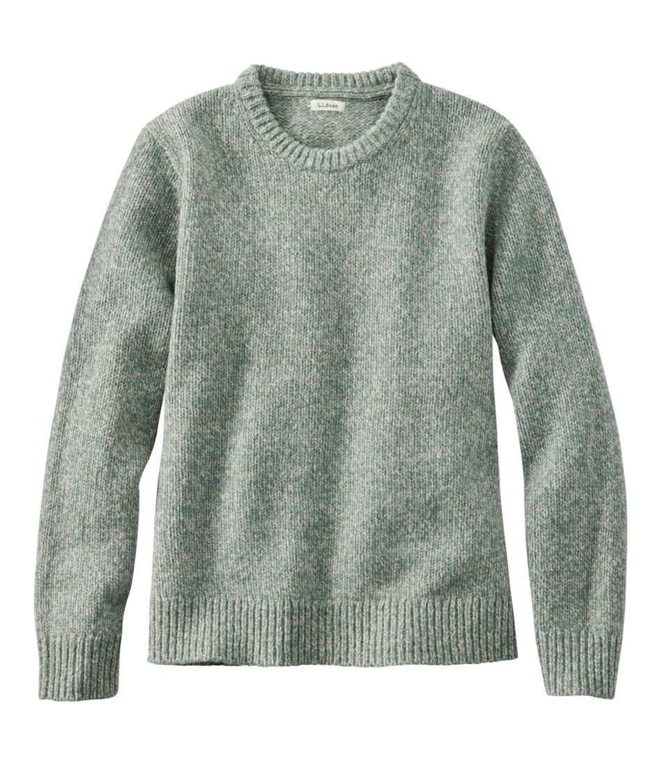 Women's Bean's Classic Ragg Wool Sweater, Crewneck L.L.Bean Featured