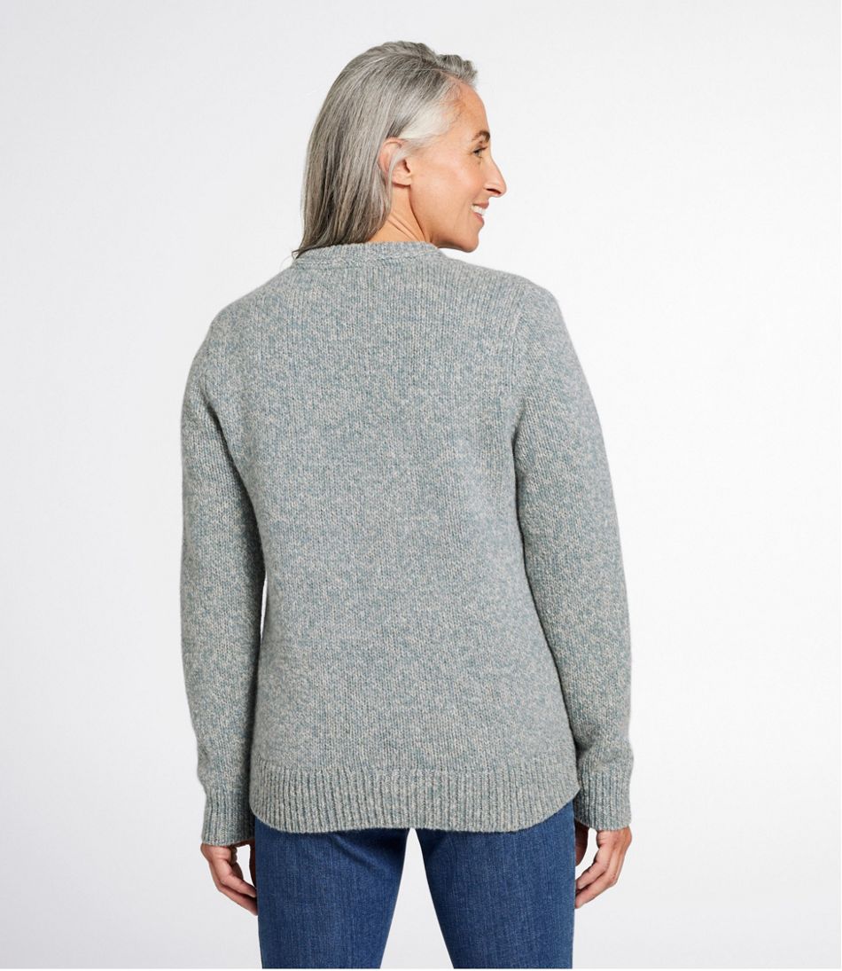 Women's Bean's Classic Ragg Wool Sweater, Crewneck L.L.Bean Featured